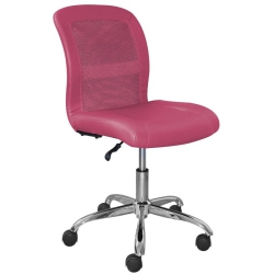SERTA AT HOME Essentials Faux Leather Office Chair In In Pink