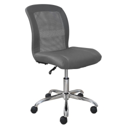 SERTA AT HOME Essentials Faux Leather Office Chair In In Gray