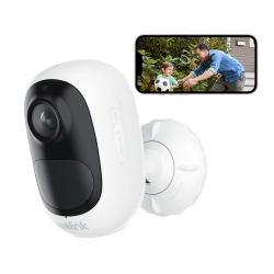 REOLINK Battery/solar Powered Security Camera for Home, 3Mp Super HD, Smart Detection, Two-Way Audio, Ip65 Waterproof