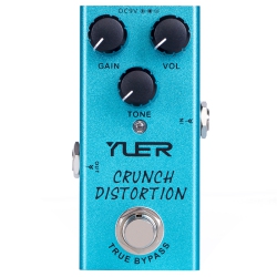 YUER Crunch Distortion Electric Guitar Effect Pedal True Bypass ✅New