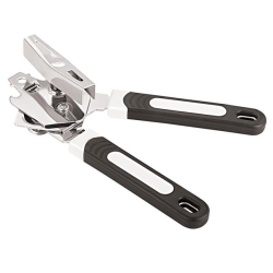 ISTAR Can Opener Manual, Handheld Strong Heavy Duty Can Opener, Anti-Slip Hand Grip, Stainless Steel Sharp Blade, Ergonomic And Easy to Use