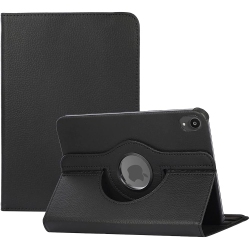 CSMART [Cs] 360 Rotating Pu Leather Stand Case Smart Cover for Ipad Mini 6 7 6Th 7Th Gen. In Black