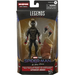 MARVEL Legends Spider-Man No Way Home 6 Inch Action Figure Baf Armadillo - & Gold Suit Spider-Man In Black