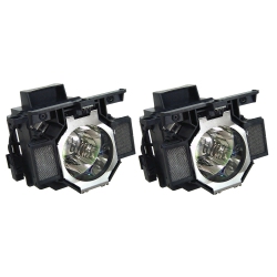 EPSON Jaspertronics Original Lamp & Housing Twinpack for The Eb-Z8455Wu Projector - 1 Year Warranty