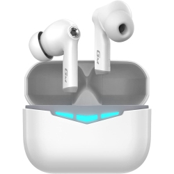 EDIFIER Hecate Gm3 True Wireless Earbuds -60Ms Low Latency - Pixart Bluetooth 5.0 Auto Pairing - Ip55 Water Proof-Touch Enabled-White