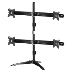 AMER MOUNTS - Quad Monitor Stand for Up to 32" Displays Vesa Mounting Support - Amr4S30