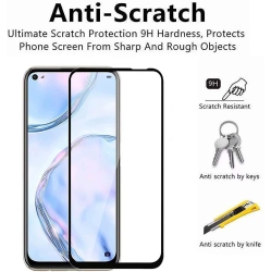 KEEGUARD Screen Protector for Google Pixel 6 Pro Tempered Glass, [Bubble Free] [9H Hardness] [Full Coverage Curved ], Tempered Glass Film for Google