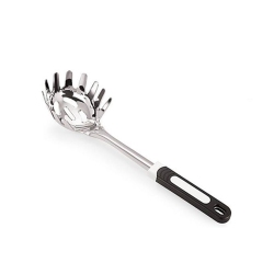 ISTAR Kitchen Pasta Server - Durable Food Grade Stainless Steel Pasta Spoon Server \w Ergonomic Handle & Heat Resistant Design - Kitchen Spaghetti