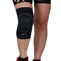 ISTAR 2 Pack Knee Brace, Knee Compression Sleeve for Men And Women, Knee Support for Running, Workout, Gym, Hiking, Sports (Black, Medium)