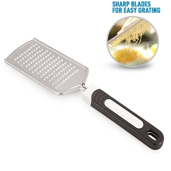 ISTAR Professional Cheese Graters for Kitchen Stainless Steel Handheld, Metal Lemon Zester Grater \w Handle for Cheese, Chocolate, Spices, Kitchen