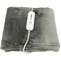 INNOVATION CONFORT - Heated Throw, 50 " X 60 ", 3 Heat Settings In Gray