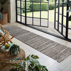 JV HOME Contemporary Collection Solid | Transitional | Modern Runner Rug for Kitchen, Hallways 2'7" X 9' Light / In Grey