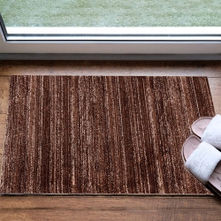 JV HOME Contemporary Collection Solid | Transitional | Modern Area Rug for Living Room 2' X 3' (60Cm X 90Cm) In Brown