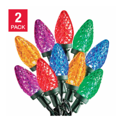 SYLVANYA Sylvania 2 X 100 Multicolore Led Christmas Lights - 2 Pack 20 M (66 Ft.)