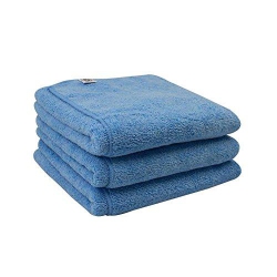 CHEMICAL GUYS Mic36303 Workhorse Xl Professional Grade Microfiber Towel, Windows - 24 In. X 16 In. (Pack Of 3) In Blue