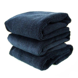 CHEMICAL GUYS Mic_805_3 - Monster Edgeless Microfiber Towel 16" X 16" (Pack Of 3) In Black