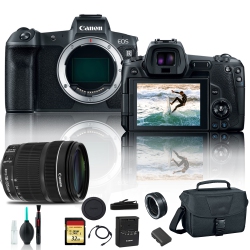 CANON Eos R Mirrorless Digital Camera 3075C002 With Ef Mount Adapter, Ef-S 18-135MM Lens And More
