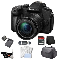 PANASONIC Lumix Dmc-G85 Mirrorless Micro Four Thirds Digital Camera With 12-60MM Lens Bundle With 32GB Memory Card + Rep