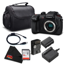 PANASONIC Lumix Dc-Gh5S Mirrorless Micro Four Thirds Digital Camera Dc-Gh5S - Level Bundle- International Version In Silver