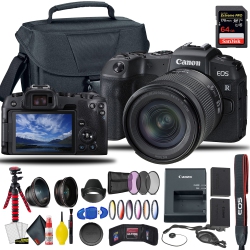 CANON Eos Rp Mirrorless Digital Camera \w 24-105MM F/4-7.1 Lens + Extra Battery, Creative Filters + Eos Camera Bag + Sandisk Extreme Pro 64GB Card