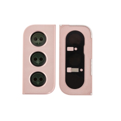 ESOURCE PARTS Replacement Rear Camera Glass Lens With Cover Bezel Ring for Samsung Galaxy S21 5G (Sm-G991W) - Phantom In Pink