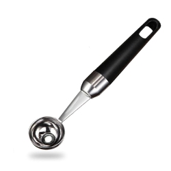 ISTAR Baller Scoop, Stainless Steel Fruit Decoration Carving Knife, Melon Watermelon Cantaloupe Ice Cream Sorbet Dessert Dual Function Ball Spoon For