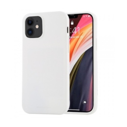 GOOSPERY Topsave Soft Feeling Jelly Silky Slim Bumper Case for Iphone 13 Mini (5.4) In White