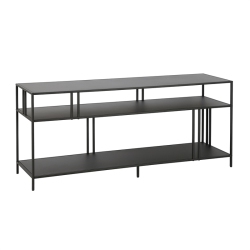 HENN&HART 55" Blackened Bronze Metal Tv Stand