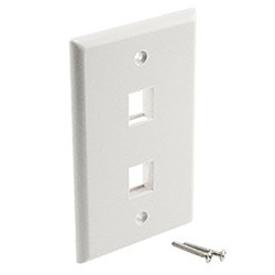 IMBAPRICE - Keystone Style Wall Plate - 2 Port