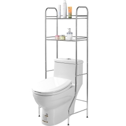SORTWISE 2-Tier Bathroom Shelf Over The Toilet Storage Rack Space Saver Unit Shelf