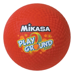 MIKASA P1000 Series Playground Ball - Rubber Recreational Ball for Young Players 10" In Red