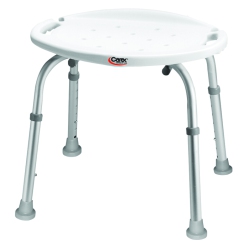 CAREX Adjustable Bath & Shower Seat Without Back