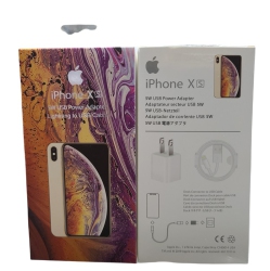 APPLE Iphone 5W USB Power Adapter & Lightning to USB Cable Combo (2 Cubes / 2 Cables) - Retail Packaging - for Iphone 7/8, X/xr/xs/xs Max/11- 2 Pack