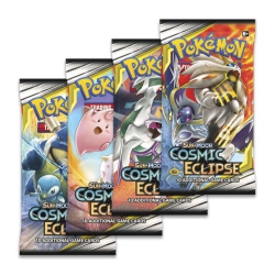 POKEMON Tcg: Sun & Moon 12 Cosmic Eclipse 4 Packs (Random Art)