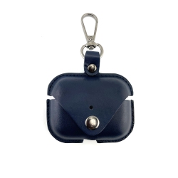 EXCLUSIVE LEATHER CA Apple Airpod Pro Case Cover - Cowhide Leather / In Blue