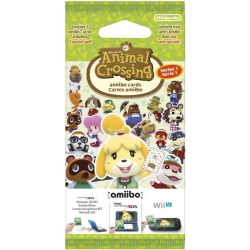 NINTENDO Animal Crossing Amiibo Cards - Series 1 - 3 Card Pack [ Accessory]