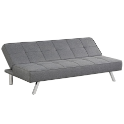 TOPBUY 3-Seat Adjustable Sofa Bed Long Sofa With 3 Adjustable Angles for Living Room, Bedroom