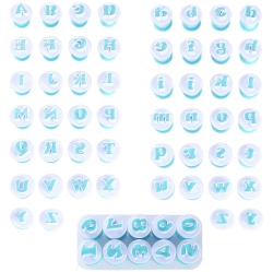 ISTAR Fondant Alphabet/letter Cutters And Number Set, Cake Biscuit Mold, Cake Decorating Tools, Cookie Stamp Impress, Embosser Cutter, Diy Sugar Cookies
