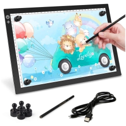 NIERBO A4 Led Light Tablet Glowing Board for Drawing, Led Light Tablet for Drawing Sketches, Artists, Draw, Animation