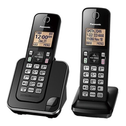 PANASONIC - Kxtgc382Cb Dect Cordless Phones Seller Provided Warranty Included