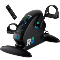 REATHLETE Cyclo: Under-Desk Bike / Pedal Exerciser | Desk Bike for Leg And Arm Exercises | Pedal Exerciser for Cardio Training, Fitness, &