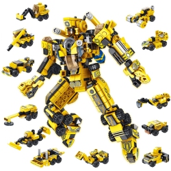 WINGOMART 573 PCs Robot Building Blocks Kit, Stem Engineering Building Bricks Construction Toys, Compatible \w All Major Brands, Ideal Educational