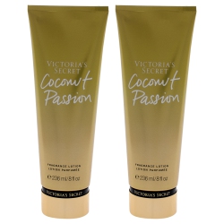 VICTORIAS SECRET Coconut Passion Fragrance Lotion By for Women - 8 OZ Lotion - Pack Of 2