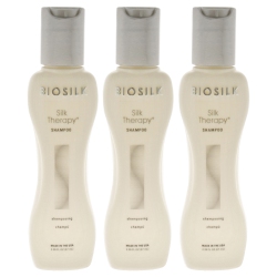 BIOSILK Silk Therapy Shampoo - Travel Size By for Unisex - 2.26 OZ Shampoo - Pack Of 3