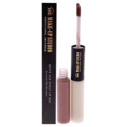 MAKE-UP STUDIO Matte Silk Effect Lip Duo - Blushing Nude By for Women 2 X 0.1 OZ Lipstick