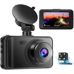 A-Z ELECTRONICS Dash Cam Front And Rear 1080P Driving Recorder 3 Inch Car Dash Camera Backup Camera With Parking Monitor