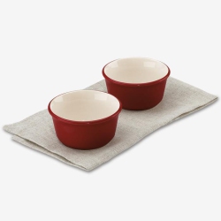 CUISINART Ccb49-2Rc 9 OZ. (266 Ml) Set Of 2 Ramekins - In Red