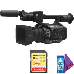 PANASONIC Ag-Ux180 4K Premium Professional Camcorder + Pro Memory Card