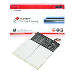 DR. BATTERY - Replacement for Asus Transformer Book T200Ta / T200Ta-B1-Bl / T200Ta-C1-Bl / T200Ta-C1-Edu / C21N1334 [7.6V / 4840Mah / 38Wh]