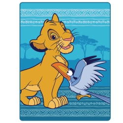 DISNEY The Lion King Simba And Zazu Fleece Silk Touch Throw Blanket (46 X 60) Inch for Kids